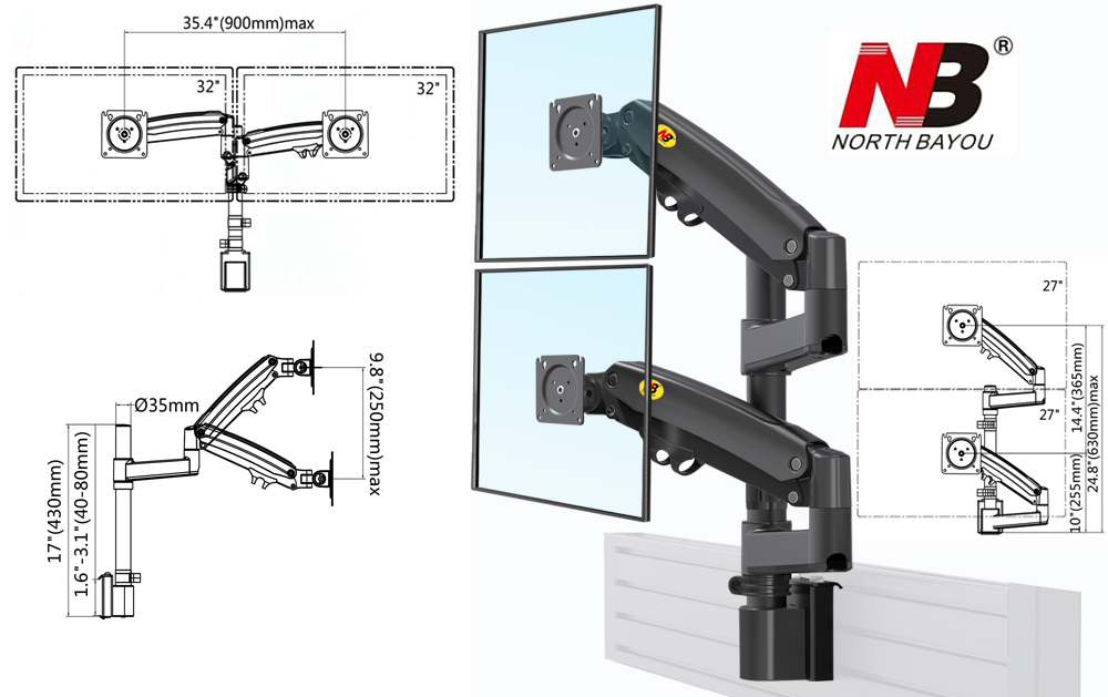 NB M-80辦公室屏風掛架/Office Partition Rail Mount